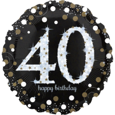 JUMBO SPARKLING BIRTHDAY 40